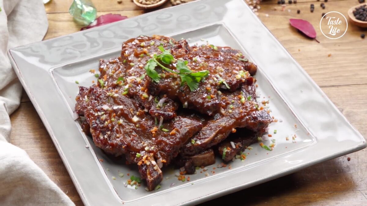 Black Pepper Beef Short Ribs chinese food dinner ideas stir fry