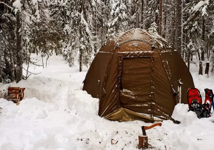 Winter Camping 2020 | 2 Days One In The Forest