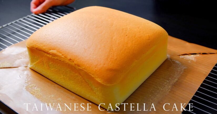 Freshly Baked Vanilla Sponge Cake