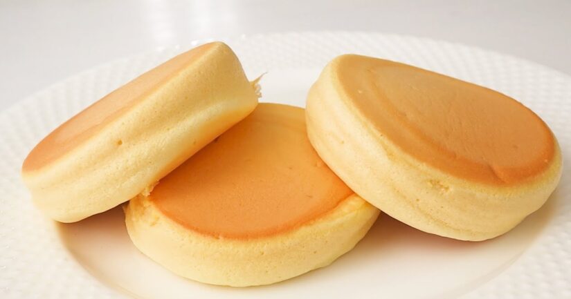 Fluffy Soufflé Pancakes, Japanese street food! $1 Cheap ingredients!, pancake, Souffle