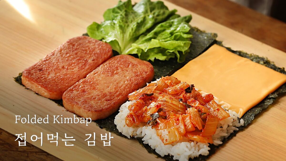 Folded Kimbap kimbap korean Taste Life