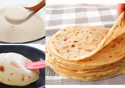 5 Minutes Ready! Quick and Easy flatbread made with Batter! No Kneading! No Oven