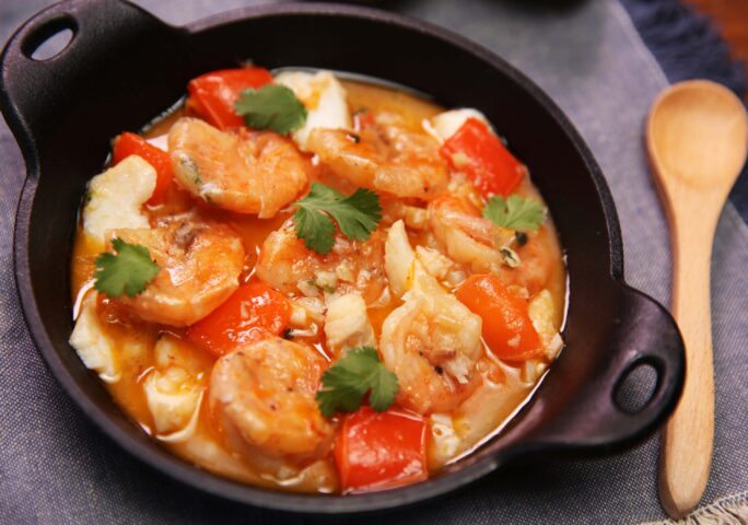 Bahian Seafood Stew with Coconut and Tomato