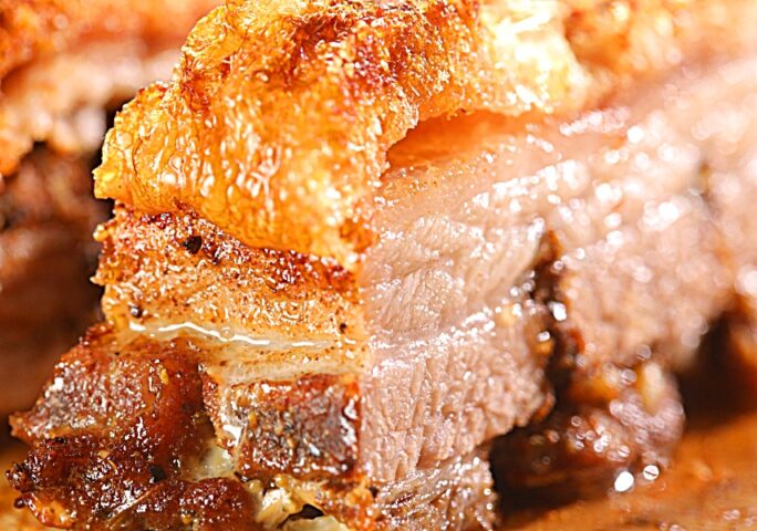 Oven Roasted Crispy Pork Belly