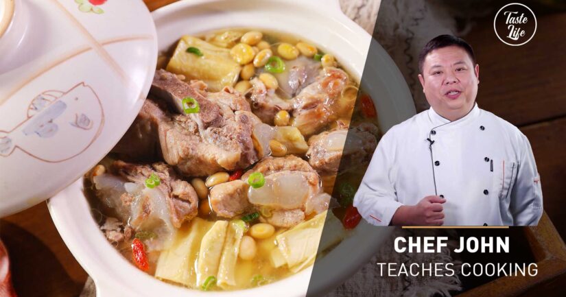 Pork Bone Broth and Soybean Soup | Chef John’s Cooking Class