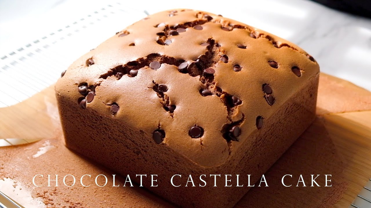 Chocolate Taiwanese Castella Cake