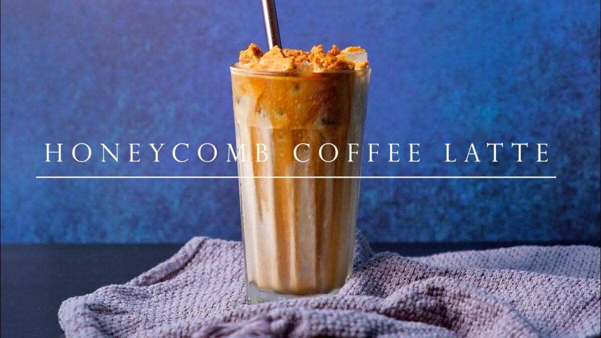 Honeycomb Coffee Latte | coffee latte | honey | Taste Life