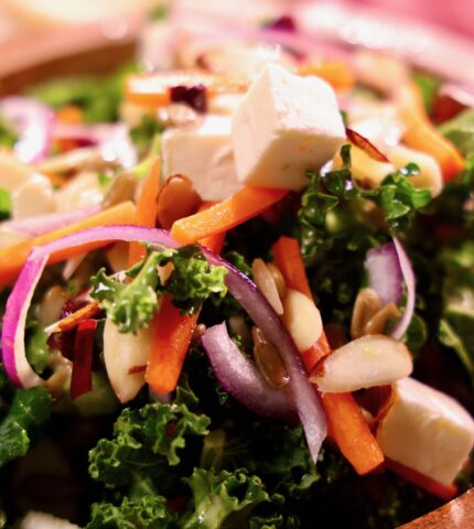 Easy Kale Salad with Fresh Lemon Dressing