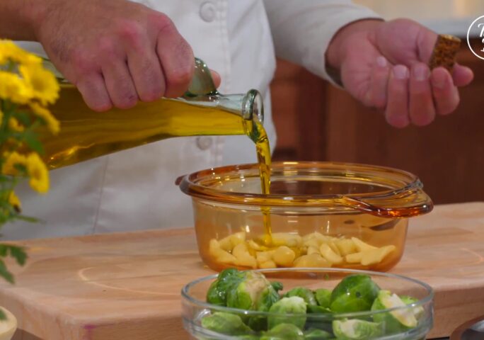 Step 1 Make the confit garlic: