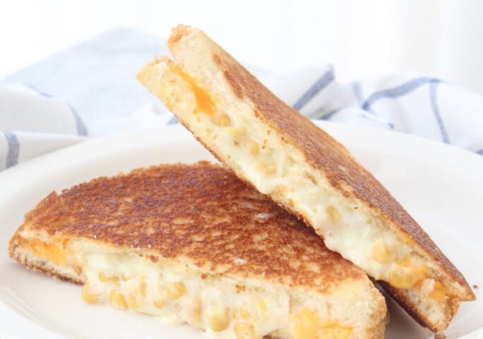 Amazing Savory and Sweet Korean-Style Corn Cheese Toast
