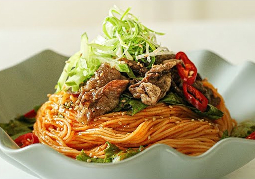 Spicy Korean Beef Noodles - Creme De La Crumb