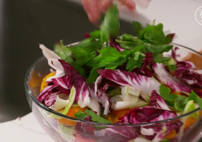 Step 2【Watermelon Salad】