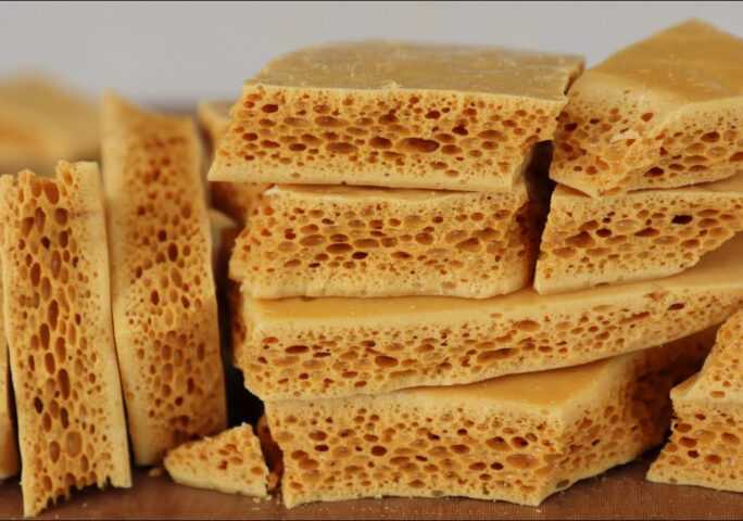 FAILPROOF Sponge toffee｜ Honeycomb toffee｜ Homemade Sponge Candy