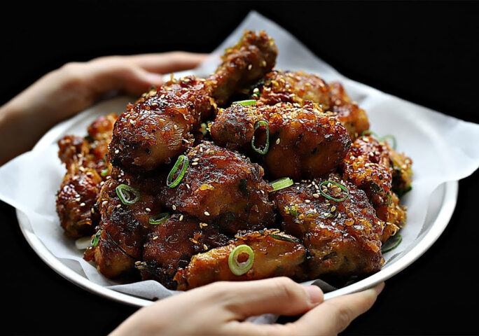 Korean Fried Chicken with Soy Sauce
