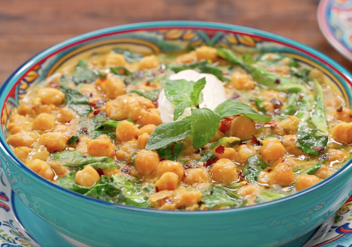 Spiced Chickpea Stew With Coconut