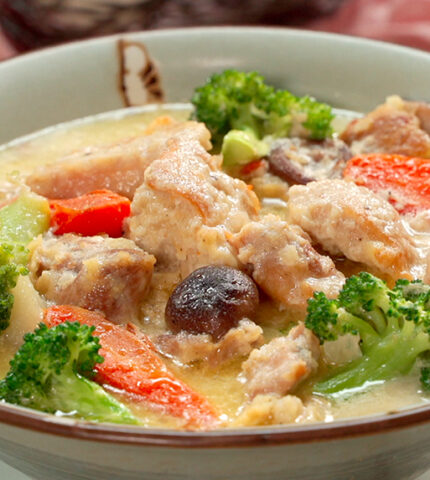 Chicken Miso Cream Stew