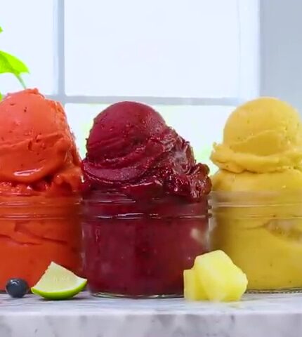 5 EASY Fruit Sorbets | Dairy Free Desserts
