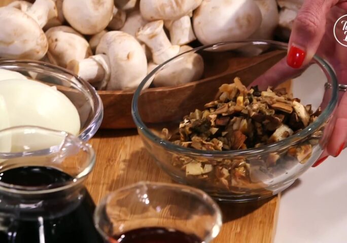 Step 1【Burger mix】