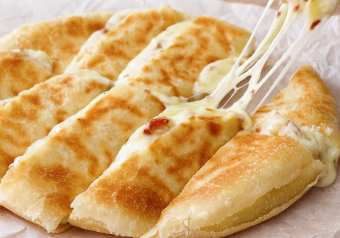 Cheesy Potato Bread | No oven, No yeast!