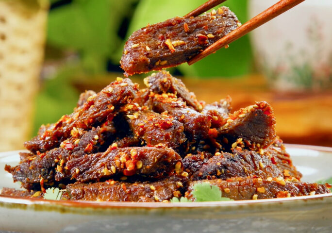 Sichuan Style Spicy Beef Jerky