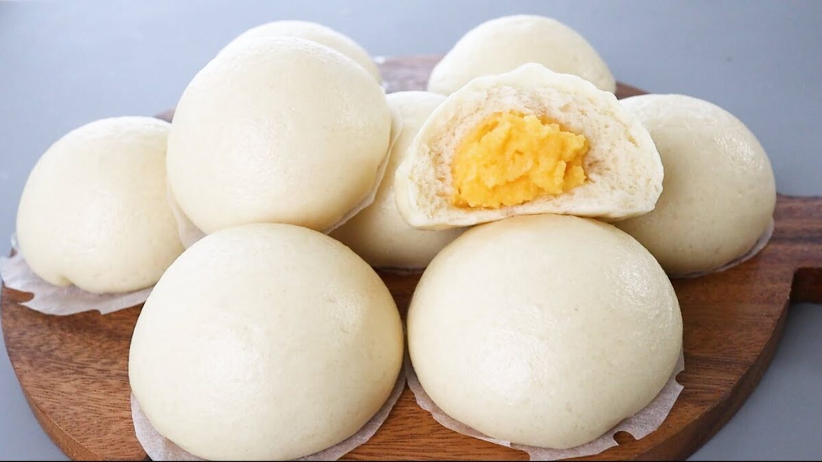 Extremely Fluffy and Soft! Once you know this recipe, you will be addicted! Creamy Custard Buns | bu