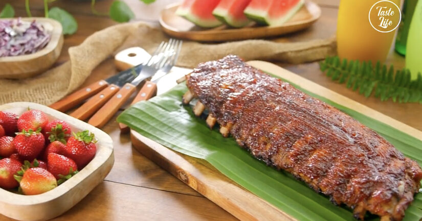 Oven Baked Baby Back Ribs With Barbecue Sauce