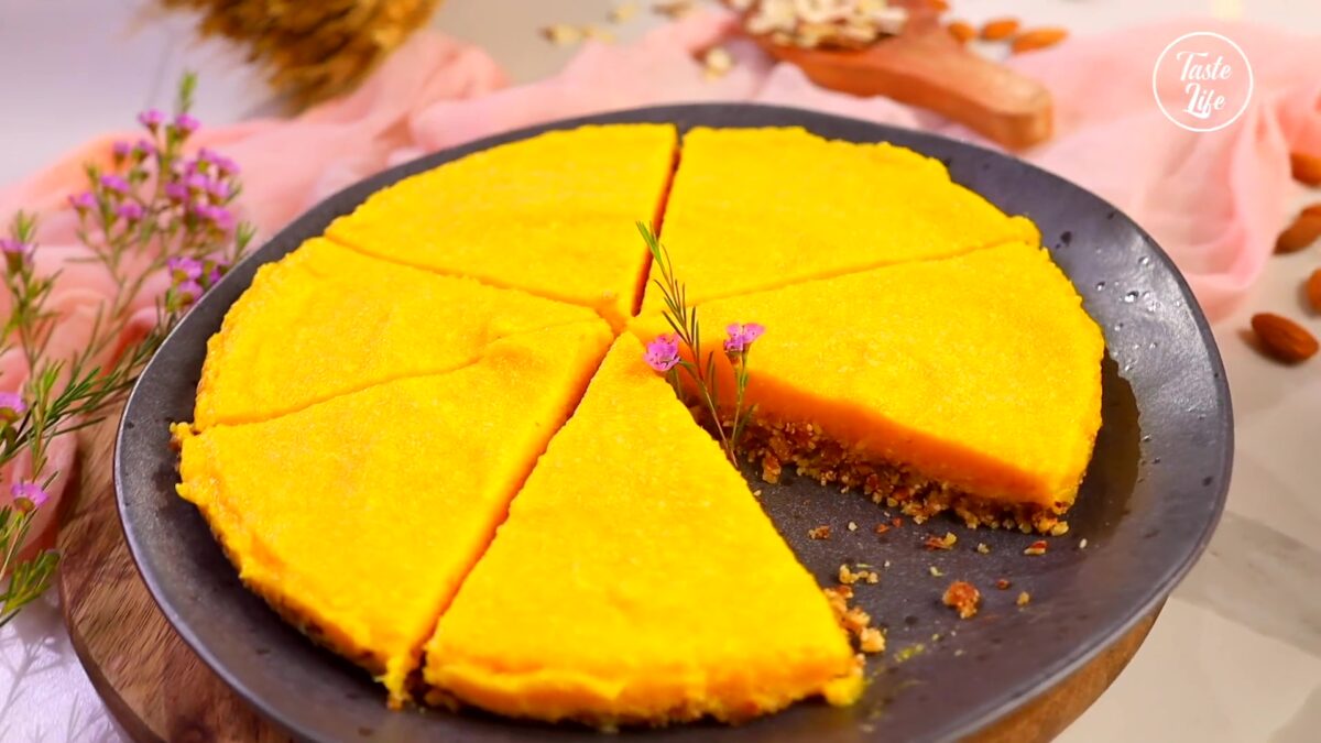 No-Bake Vegan Mango Tart | cake recipe | cheesecake | cheesecake recipe | Taste Life