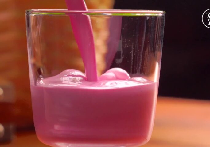 Step 2 - Cold Cherry Milk