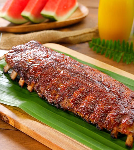 Oven Baked Baby Back Ribs With Barbecue Sauce