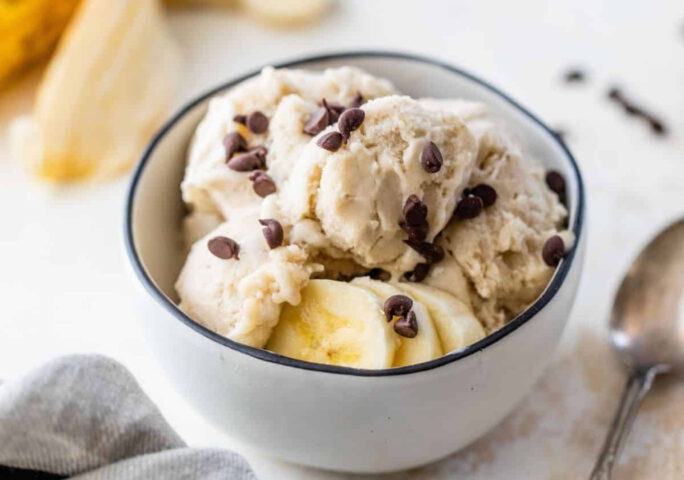 Homemade Banana Ice Cream | No Sugar, No Dairy, No Ice-Cream Machine