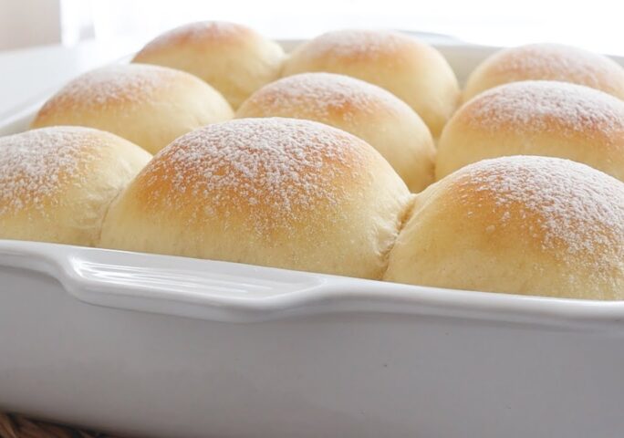 No Kneading! Super Fluffy Milk Buns | Just Need 2-minutes to Prepare