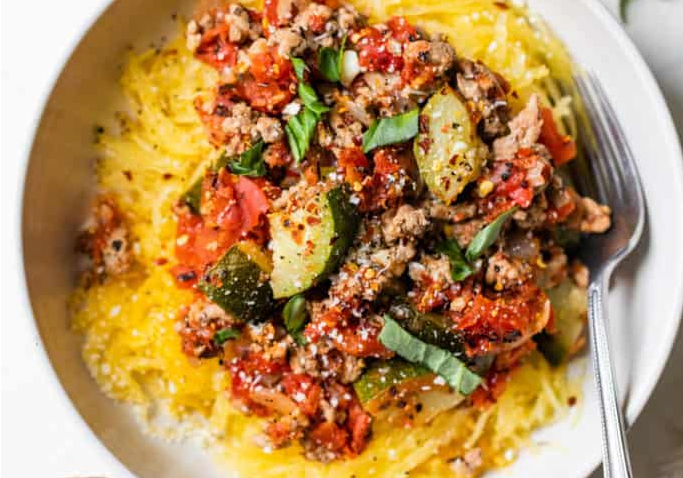 Easy Turkey & Zucchini Skillet | Low Carb Dinner Idea