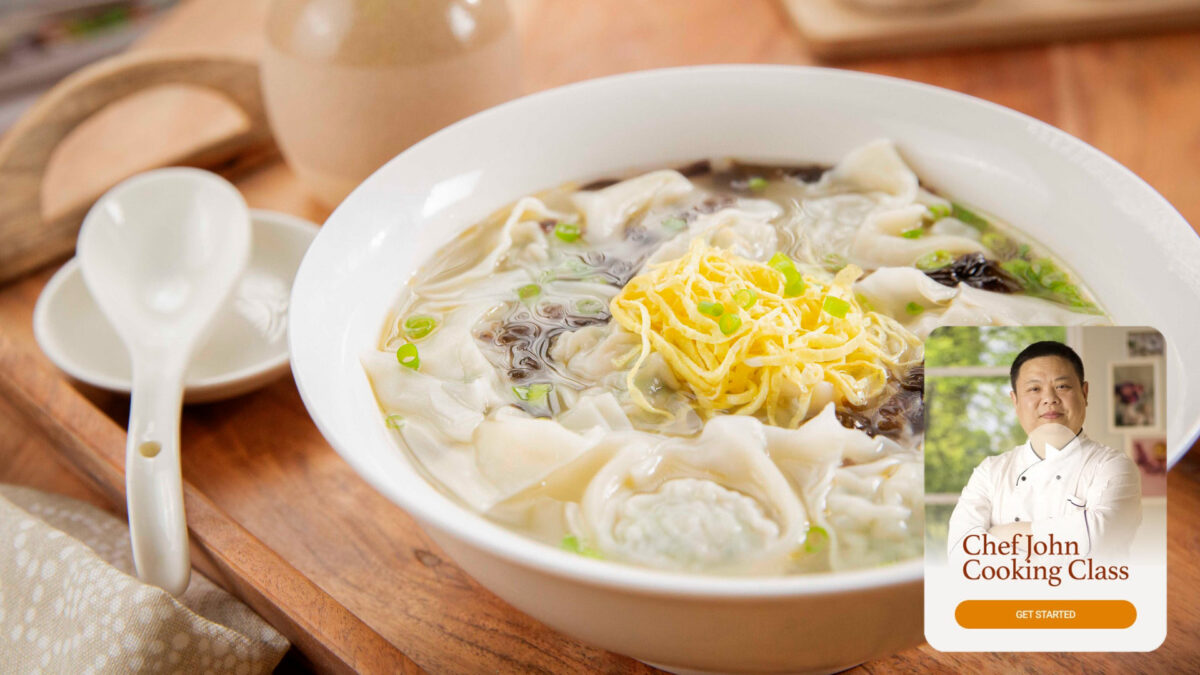 Shanghai Wonton Soup Chef John’s Cooking Class Taste Life
