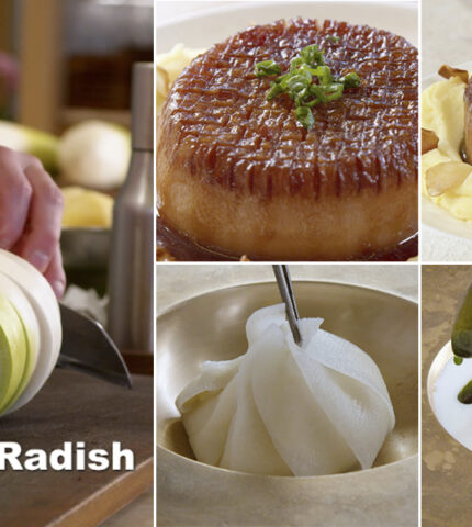 Radish Blossom in Forest Aroma and Radish Steak