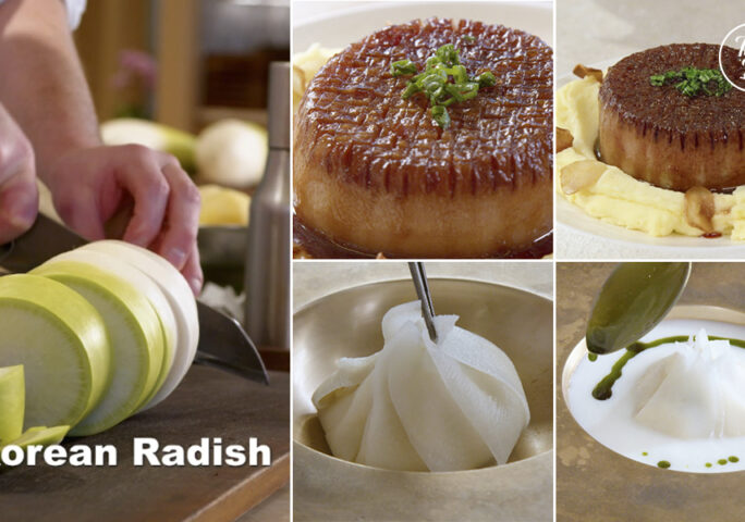 Radish Blossom in Forest Aroma and Radish Steak